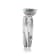 Gin & Grace 14K White Gold Blue Aquamarine with Diamond (I1) Ring