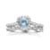 Gin & Grace 14K White Gold Ring with Aquamarine