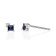 Gin & Grace 10K White Gold Genuine Blue Sapphire and Real Diamond
(I1) Earring
