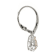 Gin & Grace 14K White Gold Natural Diamond I1 Lever Back Dangle
Earring Genuine Morganite