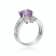 Gin & Grace 14K White Gold Natural Pink Amethyst, Light Pink
Amethyst & Real Diamond (I1,) Ring