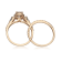 Gin & Grace 14K Rose Gold Natural Morganite, Aquamarine and Real
Diamond (I1) Ring
