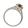 Gin and Grace 14K Two-Tone Gold Natural Ruby Ring with Real Diamonds