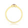 Gin and Grace 14K Yellow Gold Natural Ruby Ring with Real Diamonds