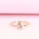 Gin & Grace 18K Rose Gold Real Diamond Ring (I1) with Morganite
& Pink Sapphire