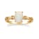 Gin & Grace 14K Yellow Gold White Natural Ethiopian Opal Diamond
(I1) Ring