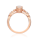 Gin & Grace 14K Rose Gold Opal Ring with Diamond (I1)