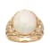 Gin & Grace 14K Yellow Gold Natural Ethiopian Opal With Diamond (I1) Ring