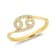 Gin & Grace 10K Yellow Gold Real Diamond Ring (I1)