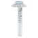 Gin & Grace 14K White Gold Aquamarine Halo Ring with Diamond