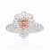 Gin & Grace 18K White Gold Real Diamond Ring (I1) with Natural Fancy
Pink GIA Certified