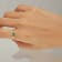 Gin and Grace 14K White Gold Zambian Emerald Ring with Diamonds