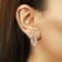 Gin & Grace 14K White Gold Natural Diamond Earring