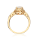 Gin & Grace 14K Yellow Gold Natural Opal Diamond (I1) Twirl Ring