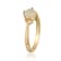 Gin & Grace 14K Yellow Gold Ethiopian Opal Ring with Diamond