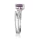 Gin & Grace 14K White Gold Natural Light Pink Amethyst Diamond (I1) Ring