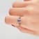 Gin & Grace 10K Rose Gold Real Diamond Ring (I1) with Genuine Morganite
