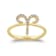 Gin & Grace 10K Yellow Gold Real Diamond Ring (I1)
