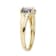 Gin & Grace 14K Yellow Gold Real Diamond Ring (I1) with Genuine
Tanzanite & Natural Opal