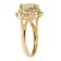Gin & Grace 14K Yellow Gold Natural Australian Opal & Real
Diamond (I1) Ring