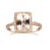 Gin & Grace 10K Rose Gold Morganite and Diamond Ring
