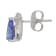 Gin & Grace 14K White Gold Natural Diamond(I1) Stud Earring with
Genuine Tanzanite