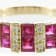 Gin & Grace 10K Yellow Gold Natural Ruby With Real Diamond (I1)
Engagment Ring