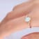Gin & Grace 14K Rose Gold Natural Opal With Diamond (I1) Ring