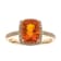 Gin and Grace 14K Yellow Gold Natural Fire Opal Ring with Real Diamonds