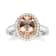 Gin & Grace 14k Two Tone Gold Morganite and Diamond Ring