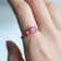 Gin & Grace 14K Yellow Gold Real Diamond Anniversary Engagement Ring
(I1) with Genuine Ruby