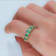 Gin and Grace 14K Yellow Gold Natural Zambian Emerald Ring with Natural Diamonds