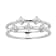 Gin & Grace 10K White Gold Real Diamond Ring (I1)