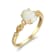 Gin & Grace 10K Yellow Gold Natural Opal & Real Diamond (I1)
Statement Ring