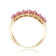 Gin & Grace 14K Yellow Gold Anniversary Engagement Ring (I1) with
Genuine Ruby