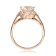 Gin & Grace 10K Rose Gold Morganite and Diamond Ring