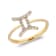 Gin & Grace 10K Yellow Gold Real Diamond Ring (I1)