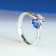 Gin & Grace 14K White Gold Real Diamond Ring (I1) with Natural Pink
Sapphire & Sapphir