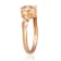 Gin & Grace 10K Rose Gold Morganite and Diamond Engagement Ring