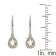 Gin & Grace 14K White Gold Natural Diamond I1 Lever Back Dangle
Earring Genuine Morganite