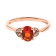 Gin & Grace 10K Rose Gold Natural Fire Opal & Real Diamond
Eternity Ring