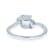 Gin & Grace 925 Sterling Silver Aquamarine Ring with Diamond