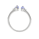 Gin & Grace 925 Sterling Silver Tanzanite & Diamond Ring (I1)