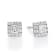 Gin & Grace 14K White Gold Real Diamond (I1) Earring