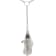 Sterling Silver Lariat Style Grouper Necklace