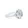 Sterling Silver Compass Ring with Blue CZ Accent.