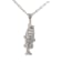 Sterling Silver Bass Pendant.
