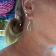 Sterling Silver Fishing Hook Dangle Style Earrings with Blue CZ Accents,
Large Hook Size.