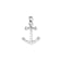 Sterling Silver Anchor Pendant.