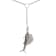 Sterling Silver Lariat Style Sailfish Necklace